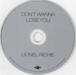 Lionel Richie : Don't Wanna Lose You (CD, Single)