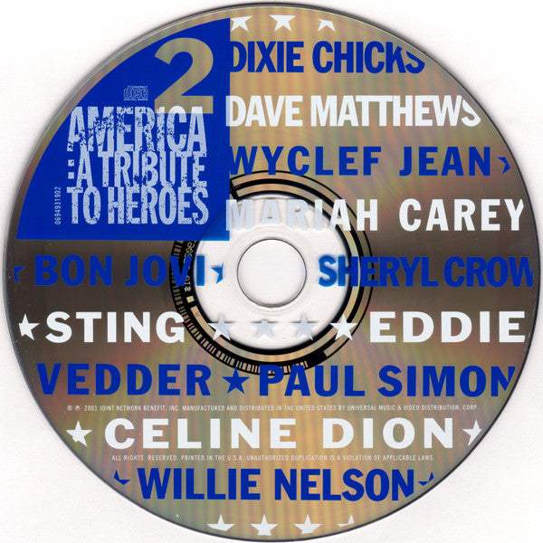 Buy Various : America: A Tribute To Heroes (2xCD