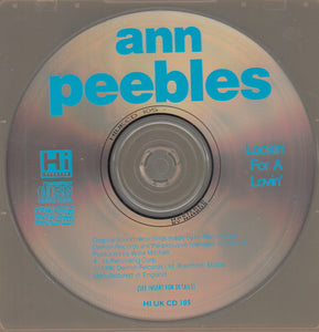 Ann Peebles : Lookin' For A Lovin' (CD, Album, Comp)