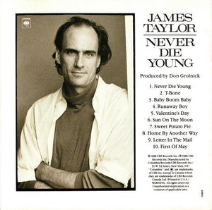 James Taylor (2) : Never Die Young (CD, Album)