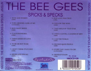 The Bee Gees* : Spicks & Specks (CD, Comp)