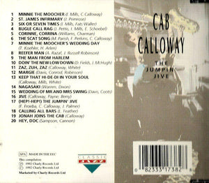 Cab Calloway : The Jumpin' Jive (CD, Comp)