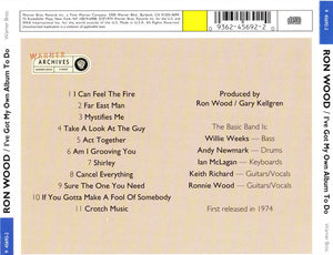 Ron Wood : I've Got My Own Album To Do (CD, Album, RE)
