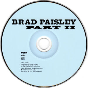 Brad Paisley : Part II (HDCD, Album)