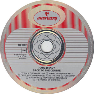 Paul Brady : Back To The Centre (CD, Album)