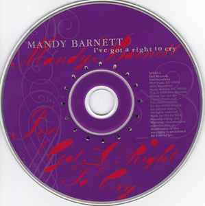 Mandy Barnett : I've Got A Right To Cry (CD, Album)