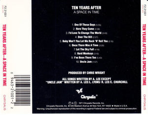 Ten Years After : A Space In Time (CD, Album, RE)