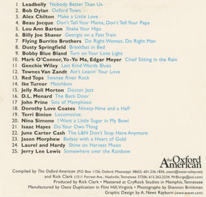 Various : Oxford American Southern Sampler 1999 (CD, Comp, Smplr, Car)