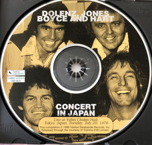 Dolenz*, Jones*, Boyce & Hart : Concert In Japan (CD, Album, RE)