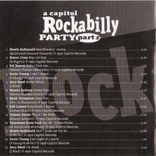 Load image into Gallery viewer, Various : A Capitol Rockabilly Party Part 2 (CD, Comp)
