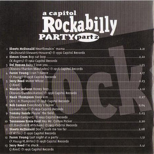 Various : A Capitol Rockabilly Party Part 2 (CD, Comp)