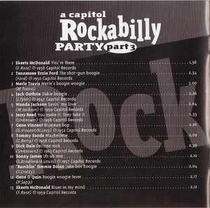 Various : A Capitol Rockabilly Party Part 3 (CD, Comp)