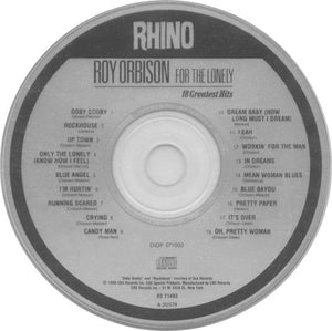 Roy Orbison : For The Lonely: 18 Greatest Hits (CD, Comp)