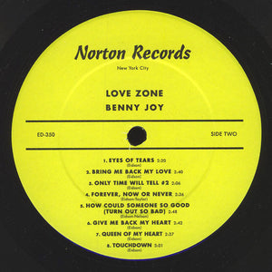 Benny Joy : Love Zone (The Benny Joy Story 1957-61 Vol. 5) (LP, Comp)