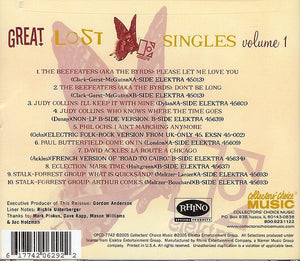 Various : Great Lost Elektra Singles Volume 1 (CD, Comp)