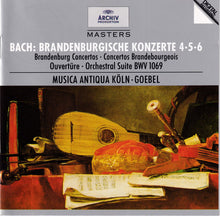 Load image into Gallery viewer, Bach* - Musica Antiqua Köln, Goebel* : Brandenburgische Konzerte 4 • 5 • 6 (CD, Album, RE, RM)
