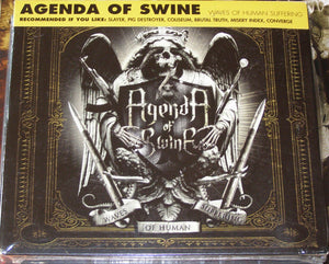 Agenda Of Swine : Waves Of Human Suffering (CD, Album, Dig)