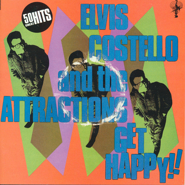 Elvis Costello And The Attractions* : Get Happy!! (CD, Album, RE, RM + CD, Comp, RM)