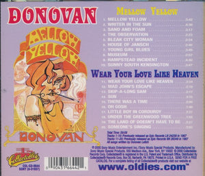 Donovan : Mellow Yellow / Wear Your Love Like Heaven (CD, Comp)
