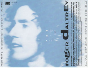 Roger Daltrey : Days Of Light (CD, Single, Promo)