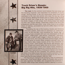 Load image into Gallery viewer, Various : Truck Driver&#39;s Boogie: Big Rig Hits, 1939-1969 (CD, Comp)
