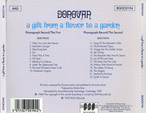 Donovan : A Gift From A Flower To A Garden (CD, Album, Mono, RE, RM)