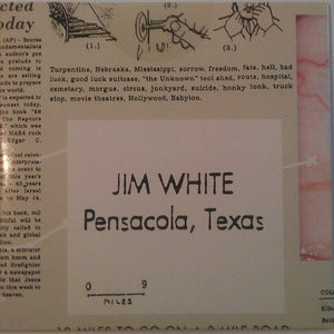 Jim White : Pensacola, Texas (CD, Mini, Promo)