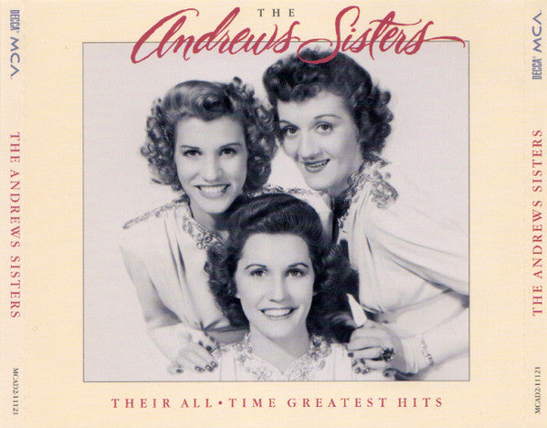 The Andrews Sisters : Their All-Time Greatest Hits (2xCD, Comp, Dou)