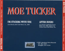 Load image into Gallery viewer, Moe Tucker : I'm Sticking With You (CD, Single)
