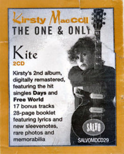 Kirsty MacColl : Kite (CD, Album, RE + CD, Comp + RM)