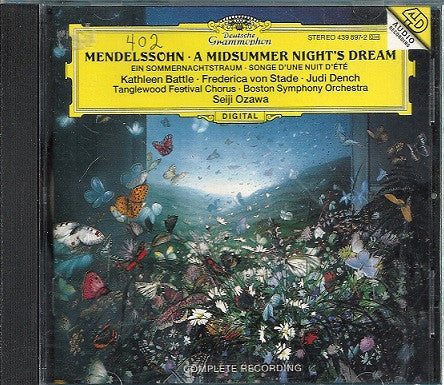 Boston Symphony Orchestra / Seiji Ozawa - Mendelssohn: A Midsummer Night's  Dream (CD, Album)