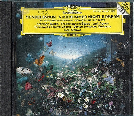 Boston Symphony Orchestra / Ozawa* : Mendelssohn: A Midsummer Night's Dream (CD, Album)