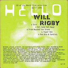 Load image into Gallery viewer, Will Rigby : Will Rigby (CD, EP)
