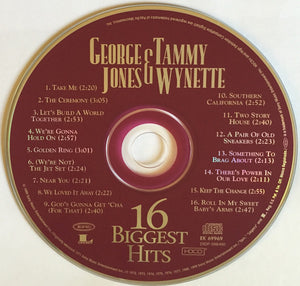 George Jones & Tammy Wynette : 16 Biggest Hits (HDCD, Comp, RM)