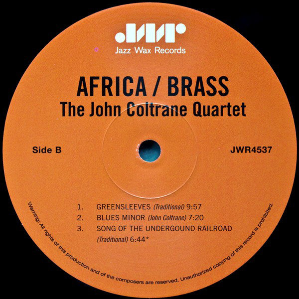 The John Coltrane Quartet - Africa / Brass (LP, Album, Ltd, RE, RM, 180)