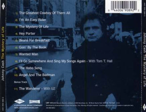 Johnny Cash : The Mystery Of Life (CD, Album, RE, RM)