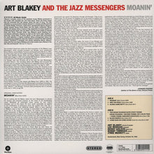Load image into Gallery viewer, Art Blakey And The Jazz Messengers* : Moanin&#39; (LP, Album, Ltd, RE, RM, 180)
