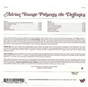 Adrian Younge Presents The Delfonics : Adrian Younge Presents The Delfonics (CD, Album)