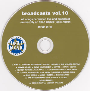 Various : Broadcasts Vol. 10 (2xCD, Ltd)