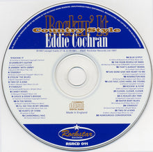 Load image into Gallery viewer, Eddie Cochran : Rockin&#39; It Country Style (The Legendary Chuck Foreman Recordings 1953-55) (CD, Album)
