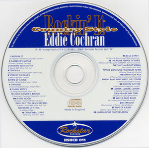 Eddie Cochran : Rockin' It Country Style (The Legendary Chuck Foreman Recordings 1953-55) (CD, Album)