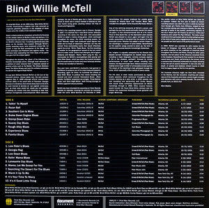 Blind Willie McTell : Complete Recorded Works In Chronological Order, Volume 2 (LP, Comp)