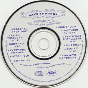 Dave Edmunds : Closer To The Flame (CD, Album)