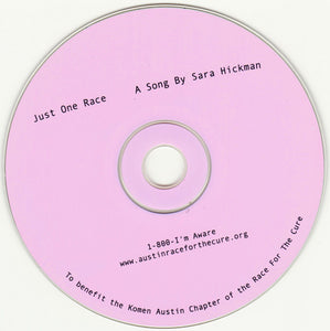 Sara Hickman : Just One Race (CD, Single)