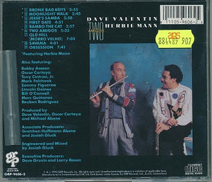Dave Valentin, Herbie Mann : Two Amigos (CD, Album)