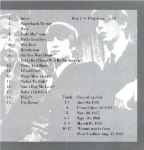 The Beatles : The Ed Sullivan Shows (2xCD, Comp, Ltd, Unofficial)