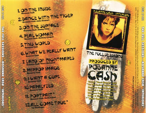 Rosanne Cash : Interiors ‒ The Full Sessions (CD, Album, Promo)