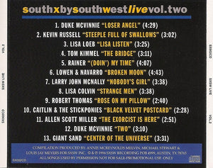 Various : SXSW Live Vol.2 (CD, Comp, Promo)