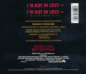 The Pretenders : I'm Not In Love (CD, Single)