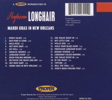 Load image into Gallery viewer, Professor Longhair : Mardi Gras In New Orleans (CD, Comp)
